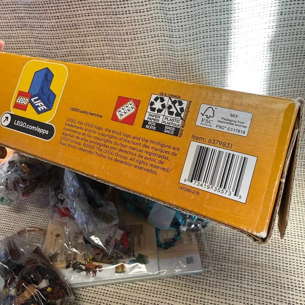 LEGO Creator 3-in-1 Viking Ship and the Midgard Serpent 31132 Open Damaged Box